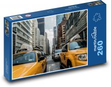 Auto - Taxi cab Puzzle 260 dílků - 41 x 28,7 cm
