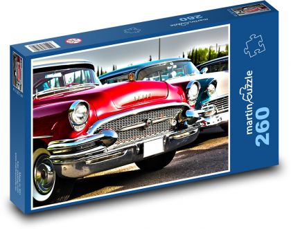 American Classic Car - Puzzle 260 pieces, size 41x28.7 cm 
