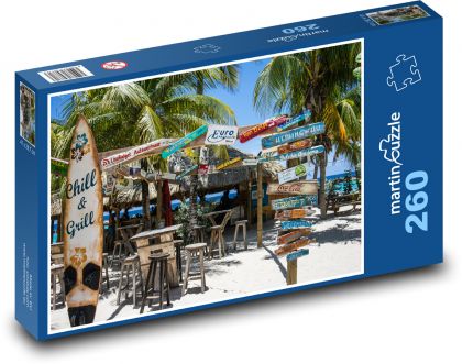 Willemstad - the beach - Puzzle 260 pieces, size 41x28.7 cm 