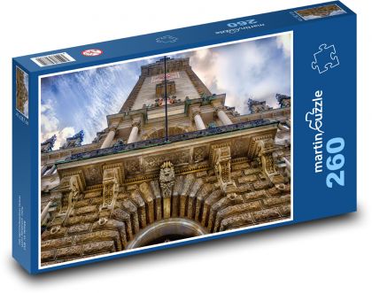 Hamburgská radnica - Puzzle 260 dielikov, rozmer 41x28,7 cm