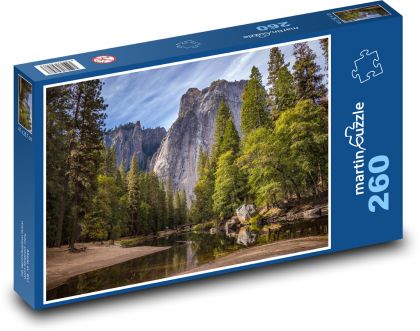 Nature, mountains, river - Puzzle 260 pieces, size 41x28.7 cm 