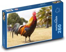 Colorful cock Puzzle 260 pieces - 41 x 28.7 cm