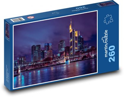 Frankfurt Nad Mohanem - Puzzle 260 dílků, rozměr 41x28,7 cm