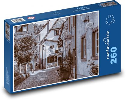 Freiburg - historické centrum - Puzzle 260 dielikov, rozmer 41x28,7 cm