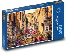 Malované schody Itálie Puzzle 260 - 41x28,7 cm