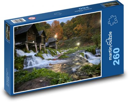 Mlýny na horském potoce - puzzle 260 dílků