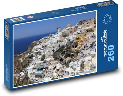 Greece - Mediterranean - Puzzle 260 pieces, size 41x28.7 cm 
