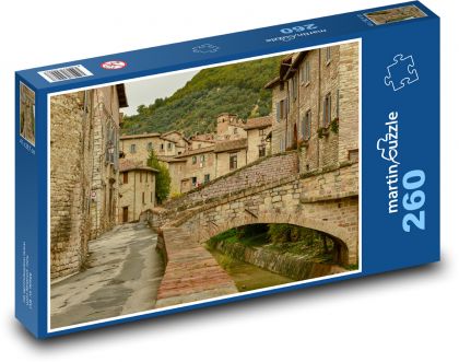 Itálie - Umbrie, Gubbio - Puzzle 260 dílků, rozměr 41x28,7 cm
