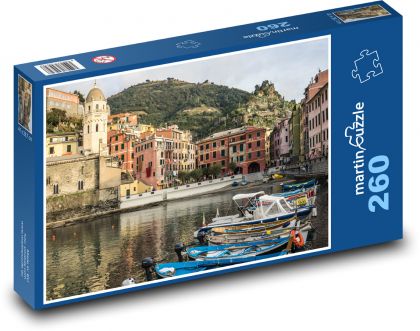 Itálie - Vernazza - Puzzle 260 dílků, rozměr 41x28,7 cm