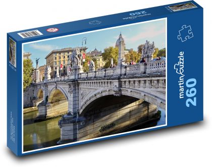 Itálie - most - Puzzle 260 dílků, rozměr 41x28,7 cm