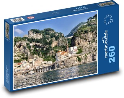 Itálie - Pobřeží Amalfi - Puzzle 260 dílků, rozměr 41x28,7 cm