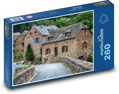 Francie - Staré domy - Puzzle 260 dílků, rozměr 41x28,7 cm