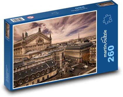 Francie - Paříž - Puzzle 260 dílků, rozměr 41x28,7 cm