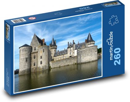 Stredoveký hrad vo Francúzsku - Puzzle 260 dielikov, rozmer 41x28,7 cm