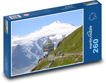 Austrii - Grossglockner, Alpy - Puzzle 260 elementów, rozmiar 41x28,7 cm