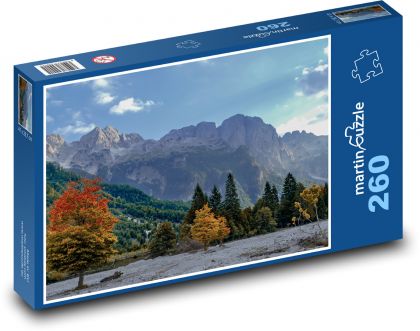 Podzimní hory v Rumunsku - puzzle 260 dílků