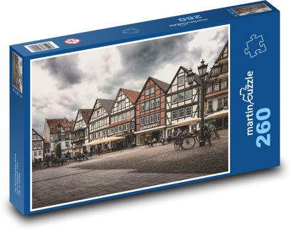 Německo - náměstí - Puzzle 260 dílků, rozměr 41x28,7 cm