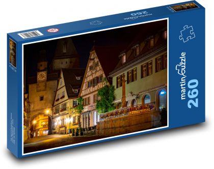 Germany - houses - Puzzle 260 pieces, size 41x28.7 cm 