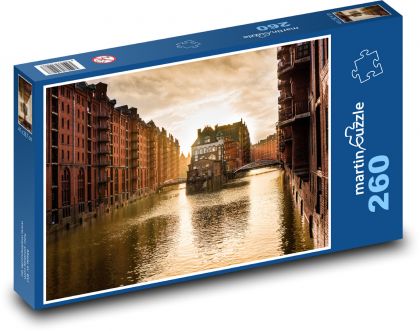 Německo - Hamburg - Puzzle 260 dílků, rozměr 41x28,7 cm