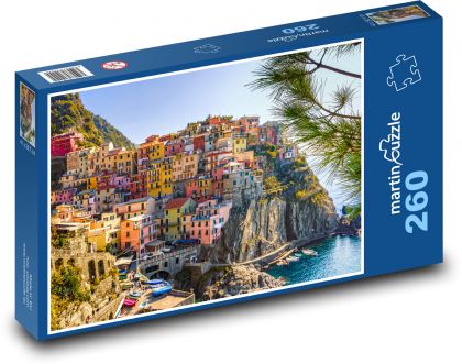 Itálie - Cinque Terre - Puzzle 260 dílků, rozměr 41x28,7 cm