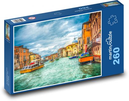 Benátky, Canal Grande - puzzle 260 dílků