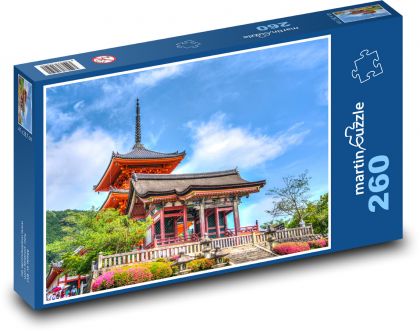 Traditional Japanese temple - Puzzle 260 pieces, size 41x28.7 cm 