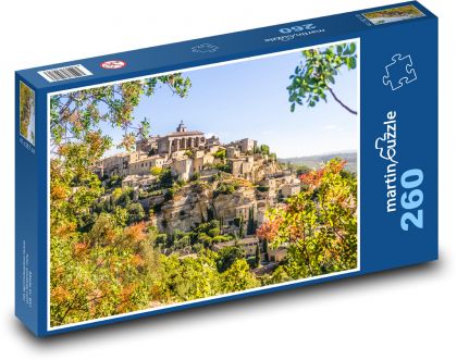 Francúzsko - Gordes - Puzzle 260 dielikov, rozmer 41x28,7 cm