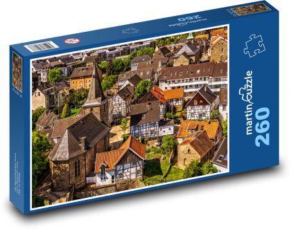 Historické domy v Německu - puzzle 260 dílků