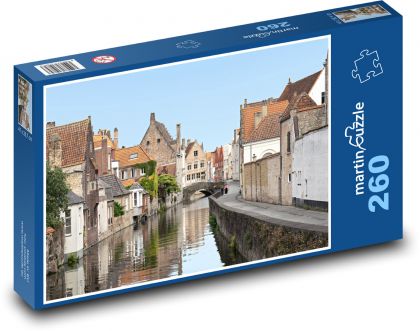Belgie - Brudge - Puzzle 260 dílků, rozměr 41x28,7 cm