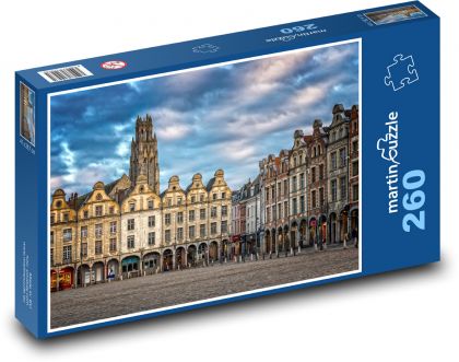 Arras, zabytkowy plac we Francji - Puzzle 260 elementów, rozmiar 41x28,7 cm
