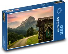 Rakousko - Alpy Puzzle 260 dílků - 41 x 28,7 cm