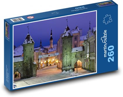Estonia - Tallinn - Puzzle 260 pieces, size 41x28.7 cm 