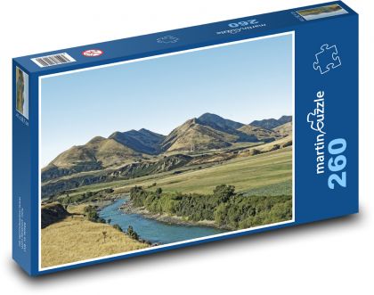 Nový Zéland - příroda - Puzzle 260 dílků, rozměr 41x28,7 cm