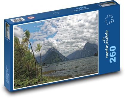 Nový Zéland - Milford Sound - Puzzle 260 dílků, rozměr 41x28,7 cm