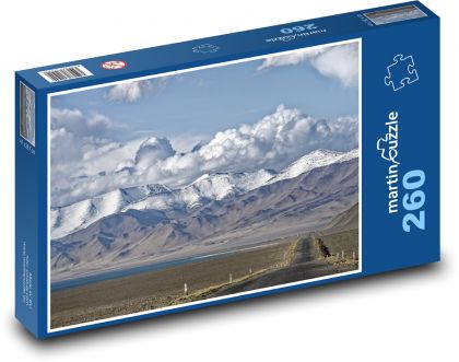 Tádžikistán - hory - Puzzle 260 dílků, rozměr 41x28,7 cm