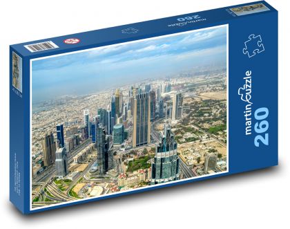 United Arab Emirates - Dubai - Puzzle 260 pieces, size 41x28.7 cm 