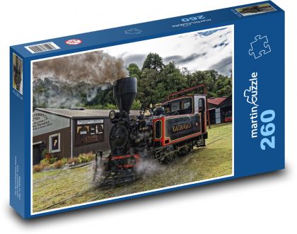 New Zealand - locomotive - Puzzle 260 pieces, size 41x28.7 cm 
