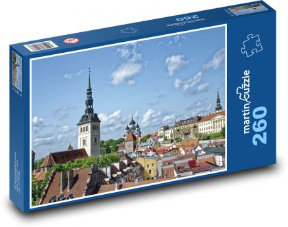 Estónsko - Tallinn - Puzzle 260 dielikov, rozmer 41x28,7 cm