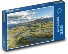Nový Zéland - príroda Puzzle 260 dielikov - 41 x 28,7 cm