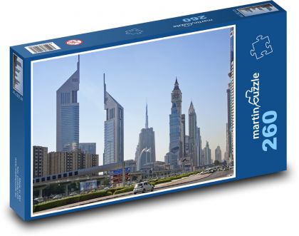 Spojené Arabské Emiráty - Dubaj - Puzzle 260 dílků, rozměr 41x28,7 cm