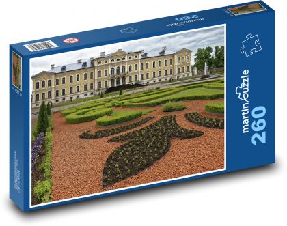 Latvia - Rundāle Castle - Puzzle 260 pieces, size 41x28.7 cm 