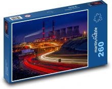 Město - elektrárna Puzzle 260 dílků - 41 x 28,7 cm