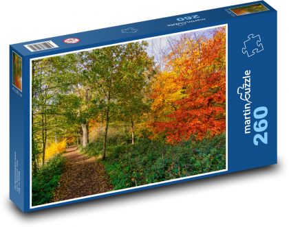 Příroda, podzim - Puzzle 260 dílků, rozměr 41x28,7 cm
