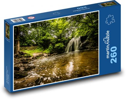 Natur, Wasserfall - Puzzle - 260 Teile