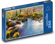 Potůček v lese Puzzle 260 - 41x28,7 cm