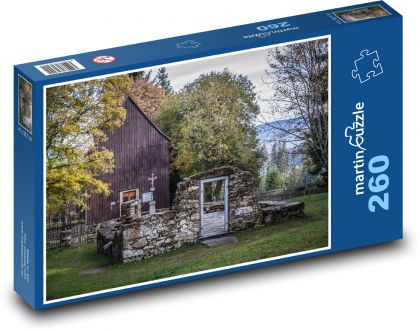 Malý kostelíček na Šumavě - puzzle 260 dílků