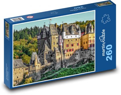 Německo - hrad Eltz - Puzzle 260 dílků, rozměr 41x28,7 cm