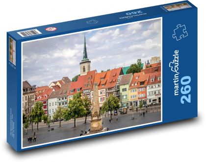 Erfurt - historické město v Německu - puzzle 260 dílků