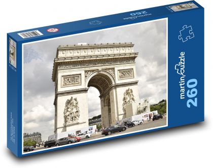 Łuk Triumfalny we Francji - Puzzle 260 elementów, rozmiar 41x28,7 cm