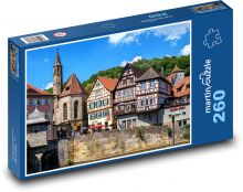 Německo - Fachwerkhauser Puzzle 260 dílků - 41 x 28,7 cm